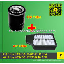 Oil Filter 15400 PLC 004 and Air Filter 17220 R40 A00